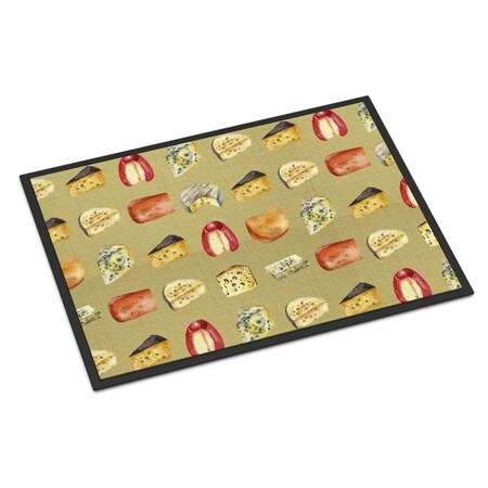 Micasa Cheeses Indoor or Outdoor Mat18 x 27 in. MI228450